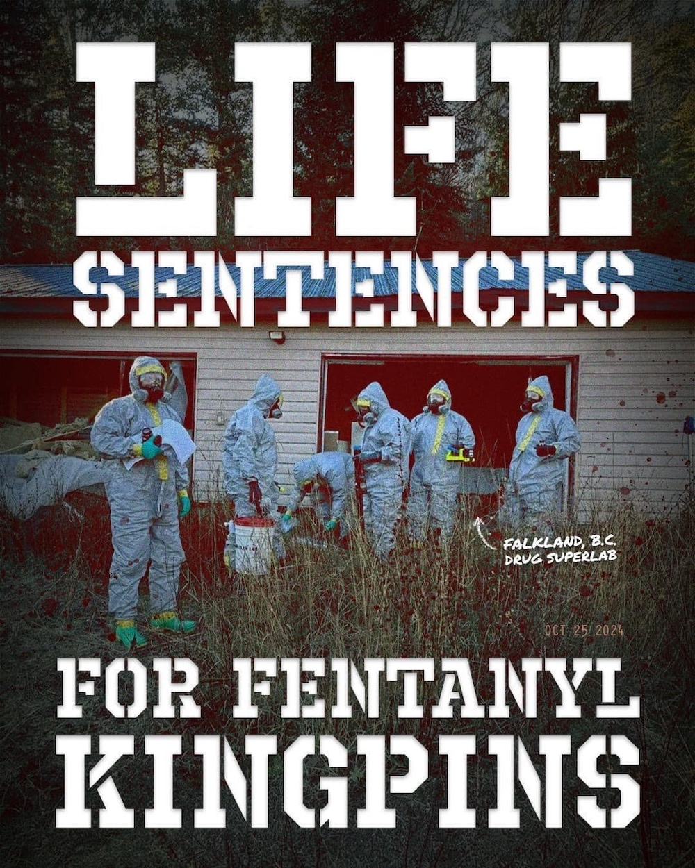 A meme says, ‘Life Sentences for Fentanyl Kingpins.’