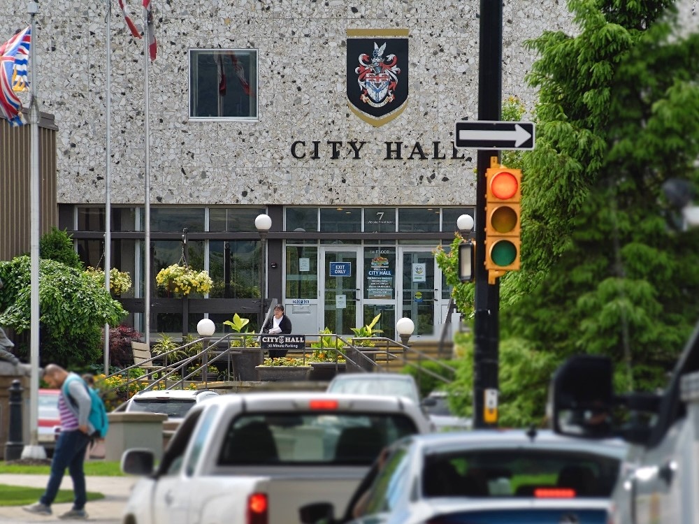 The exterior of Kamloops City Hall.
