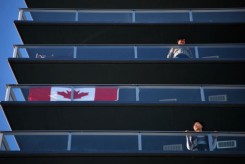 Olympics, condo, flag