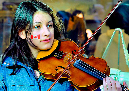 Olympics, violin