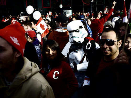 Olympics, fans, Stormtrooper