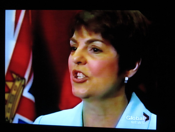 Carole James on TV