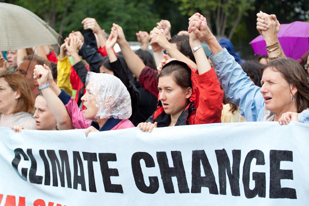 Keystone XL protest in Washington, DC