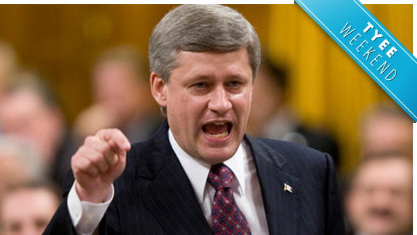 Passionate Stephen Harper in Parliament