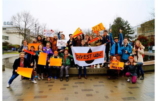 'Divest UBC' protest