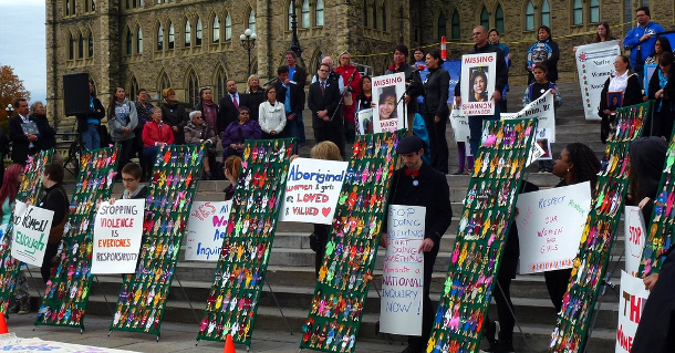 Missing women protest