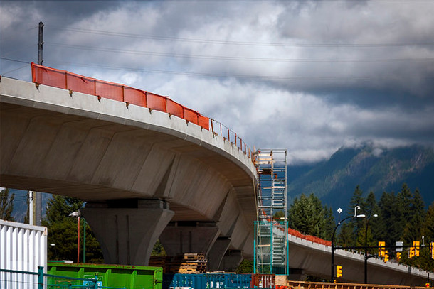 SkyTrain expansion construction