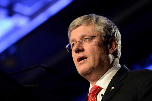 Stephen Harper speaking