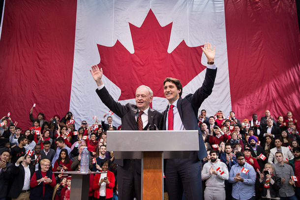 Justin Trudeau and Jean Chretien