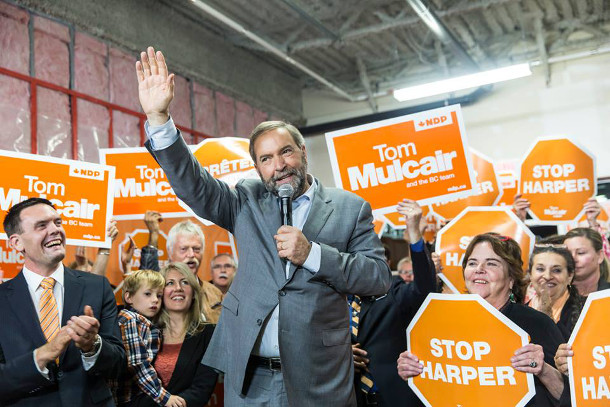 NDP leader Thomas Mulcair