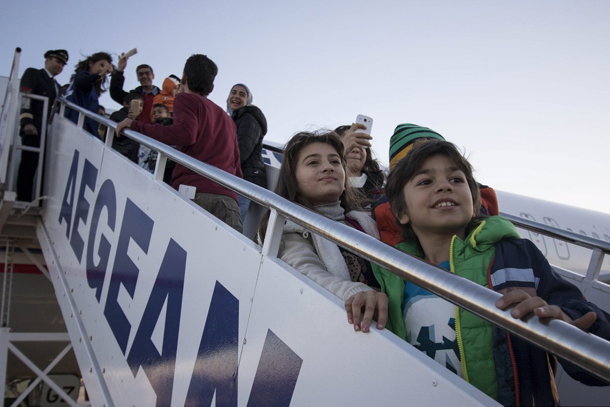 Syrian refugees in Greece