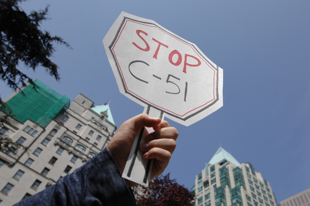 'Stop Bill C-51'
