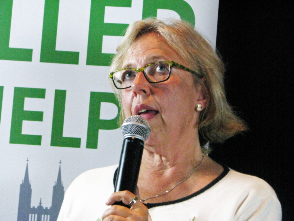 Green leader Elizabeth May