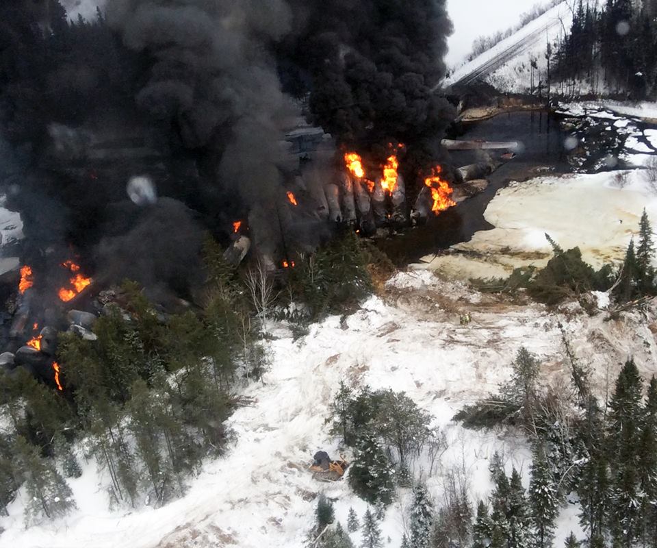 Rail disaster dumped wreckage