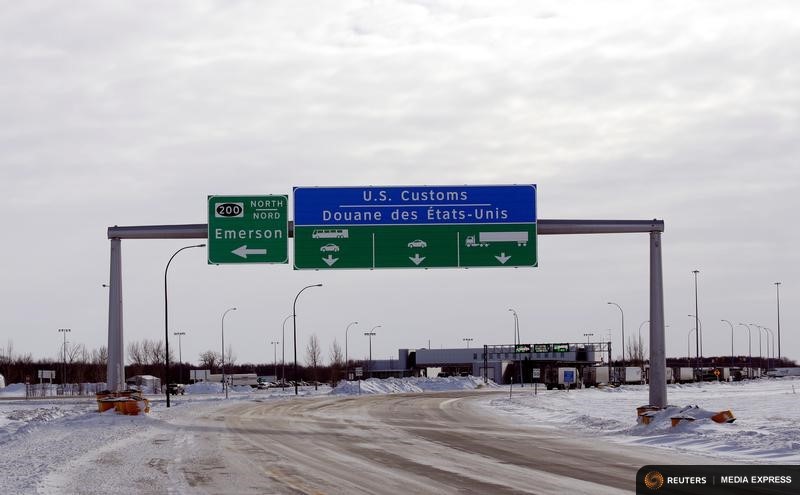 Canada-US border crossing