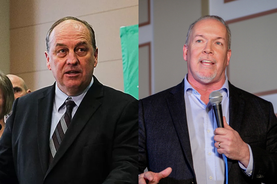 Andrew Weaver and John Horgan