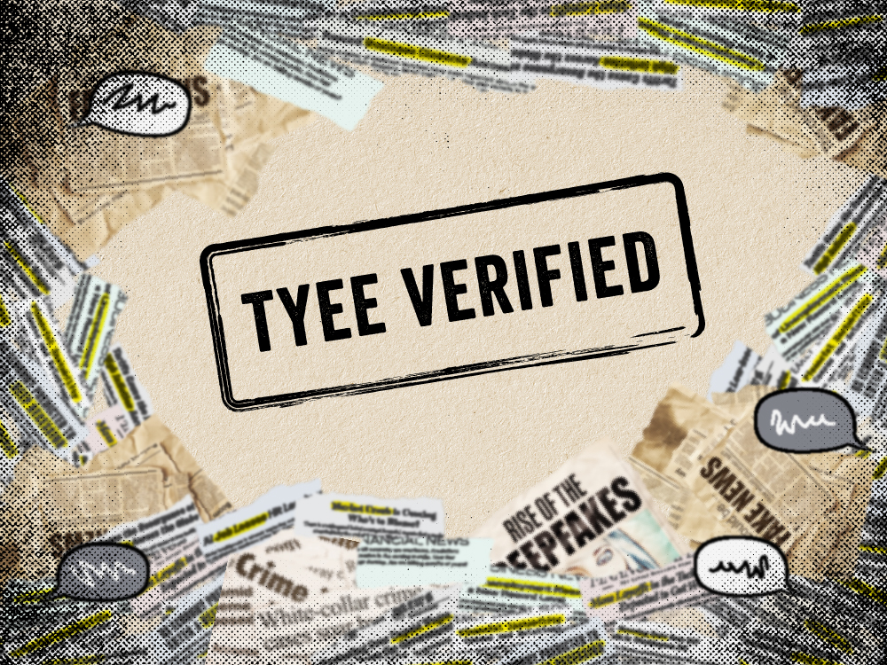 A stamp reading &lsquo;Tyee Verified&rsquo; surrounded by news clippings.